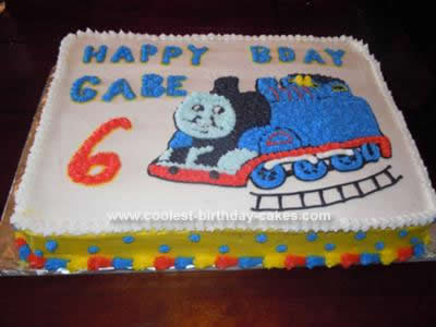 Train Birthday Cake on Coolest Thomas Train Birthday Cake 192
