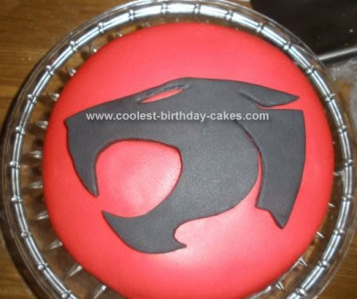 30th Birthday Cakes on Homemade Thundercats Emblem Cake