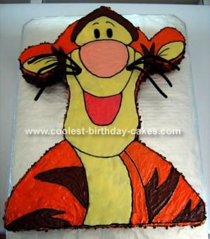  Birthday Cakes on Coolest Tigger Cake 3