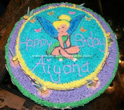 pictures of tinkerbell birthday cakes
