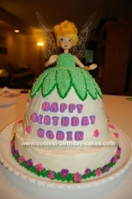 Tinkerbell Birthday Cakes on Coolest Tinkerbell Birthday Cake 56