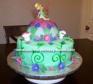 Tinkerbell Birthday Cake on Coolest Tinkerbell Birthday Cake 62 21353206 Jpg