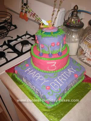 Tinkerbell Birthday Cakes on Coolest Tinkerbell Birthday Cake Idea 111