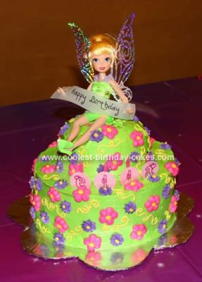 Tinkerbell Birthday Cakes on Coolest Tinkerbell Cake 45
