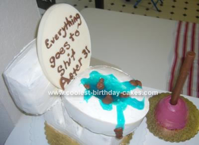  Birthday Cakes on Coolest Toilet And Plunger Cake 6