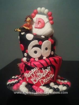 60th Birthday Cakes on 60th Birthday Cakes On Coolest Topsy Turvy 60th Birthday Cake 37