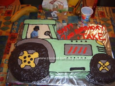 John Deere Birthday Cakes on Birthday Applique Tractor Treats Created For Kids Birthday Lucky