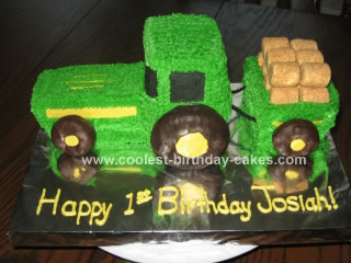 Easy Birthday Cakes on Coolest Tractor Cake 66