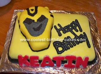 Cartoon Birthday Cake on Coolest Transformer Bumblebee Cake 18