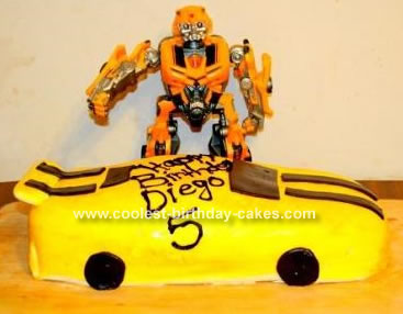 Transformers Birthday Cake on Coolest Transformers Bumblebee Cake 20