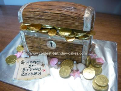 Chocolate Birthday Cake on Coolest Treasure Chest Birthday Cake 46
