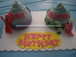 Gabba Gabba Birthday Cakes on Coolest Twins Yo Gabba Gabba Giant Cupcakes 22 21327209 Jpg