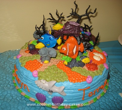 Fish Birthday Cakes on Coolest Under The Sea Ocean Floor Nemo Cake 43