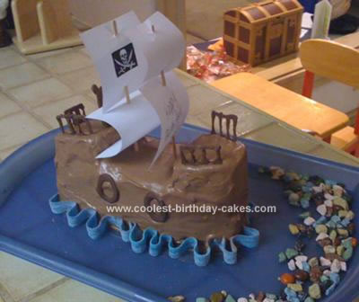 Vegan Birthday Cake on Coolest Vegan Pirate Ship Birthday Cake 116