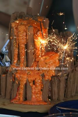 Star Wars Birthday Cake on Coolest Volcano Cake 28