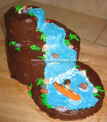 Animal Birthday Party Ideas on Coolest Waterfall Cake 9