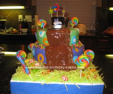 Chocolate Birthday Cakes on Coolest Willy Wonka Birthday Cake 2