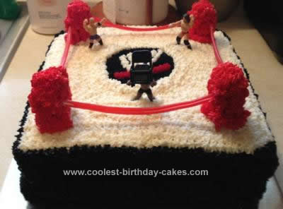  Birthday Cakes on Coolest Wwe Wrestling Ring Cake 29