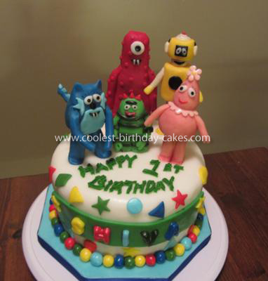 Gabba Gabba Birthday Cakes on Coolest Yo Gabba Gabba Birthday Cake 39 21562546 Jpg