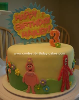 Batman Birthday Cake on Gabba Gabba Birthday Cake On Coolest Yo Gabba Gabba Cake 28