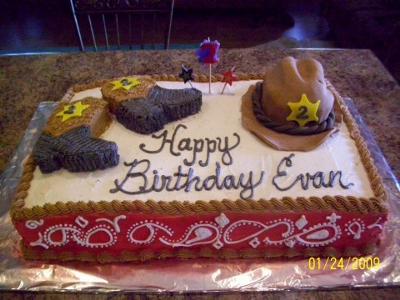 Cowboy Birthday Cakes on Cowboy Birthday Cake