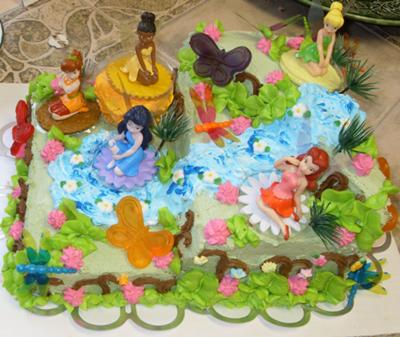 Fairy Birthday Cake on Disney Fairies