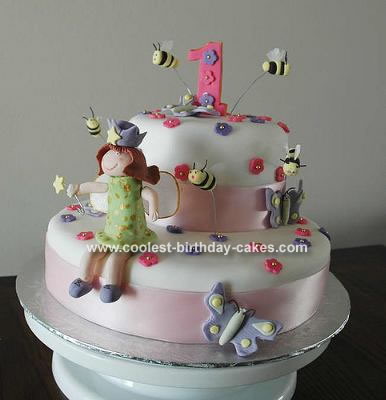 Fairy Birthday Cake on Fairy Cake 25