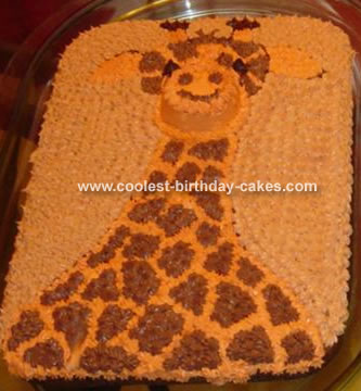 Birthday Cake Shot on Giraffe Cake 12