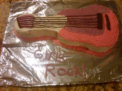 Guitar Birthday Cake on Guitar Birthday Cake
