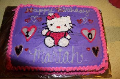  Kitty Birthday Cake on Hello Kitty Cake