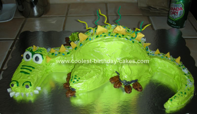 Homemade Birthday Cake on Homemade Dragon Cake 32
