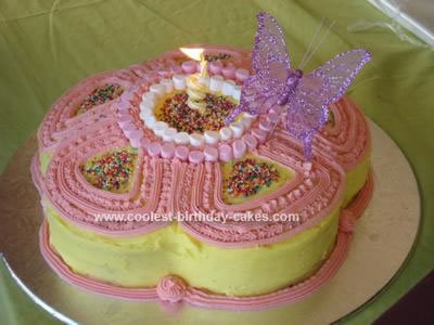 Homemade Birthday Cakes on Homemade Flower Cake 51
