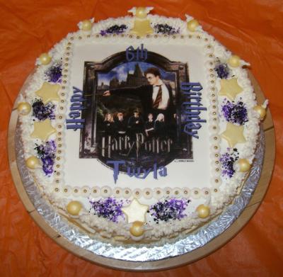 Harry Potter Birthday Cakes on Homemade Harry Potter Birthday Cake
