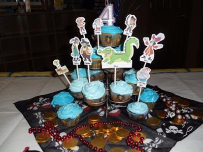 Cupcake Birthday Party Ideas on Pirate Birthday Party Supplies On And The Neverland Pirates Birthday