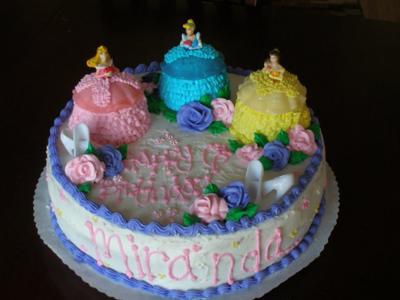 Strawberry Birthday Cake on Homemade Princess Cake