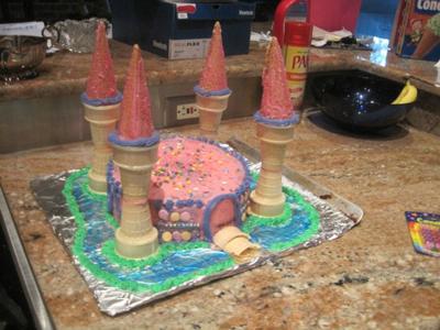 Homemade Birthday Cakes on Homemade Princess Cake