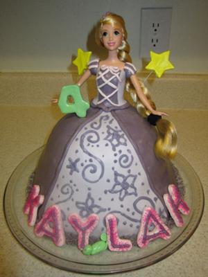 Homemade Birthday Cakes on Homemade Princess Doll Cake