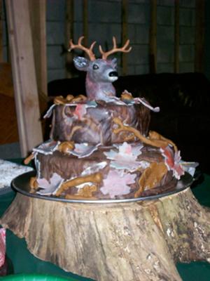 Pink Birthday Cake on Redneck Hunters Cake