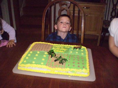 John Deere Cake. by Sherri (Menominee, MI). For my son's 3rd birthday, 