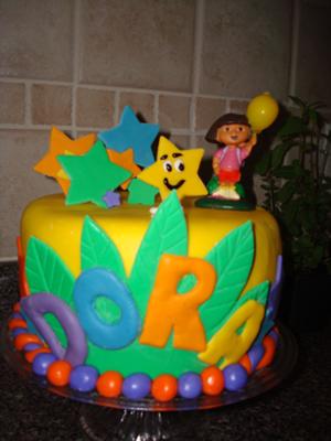 Dora Birthday Cake on Little Dora Cake