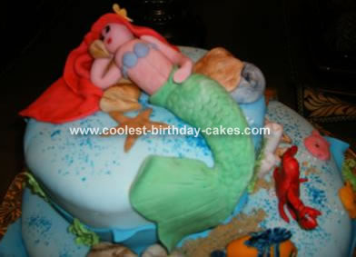  Mermaid Birthday Cake on Little Mermaid Cake 45