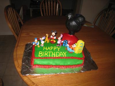Mickey Mouse Clubhouse Birthday Cake on Mickey Mouse Clubhouse Cake