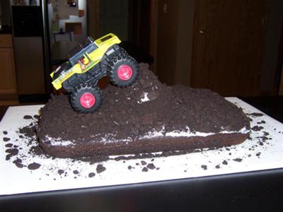 Monster Truck Birthday Cake on Monster Truck Cake