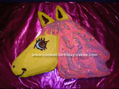  Pony Birthday Cake on Cake Ideas With Instructions Kids Birthday Cake Ideas With