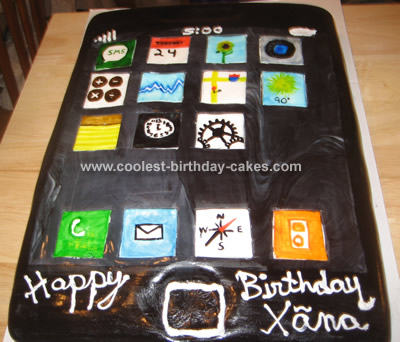  Birthday Cake on Phone Cake 3