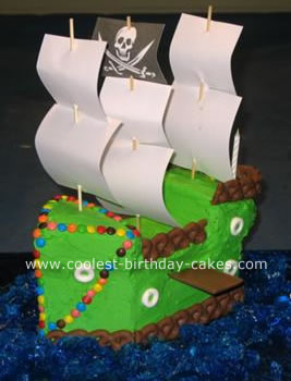 Pirate Birthday Cake on Pirate Ship Cake 65