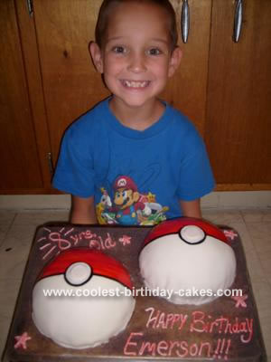 Pokemon Birthday Cake on Pokemon Ball Cake 15