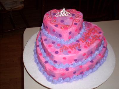 Princess Birthday Cake on Princess Cake