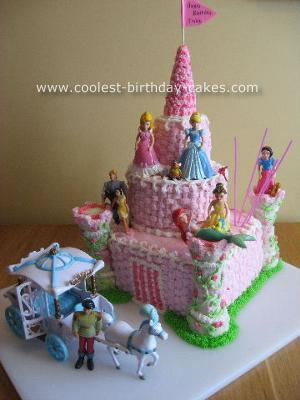 princess and the frog castle cake. princess cakes and castle