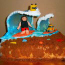 Surfing Birthday Cakes